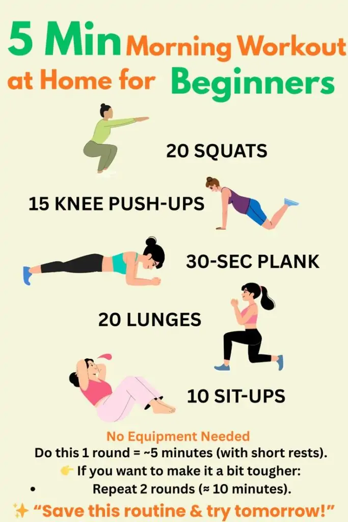 beginner exercise weight loss challenge at home