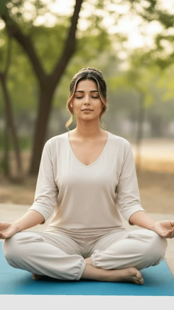 meditation is a part of weight loss
